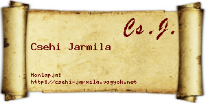 Csehi Jarmila névjegykártya